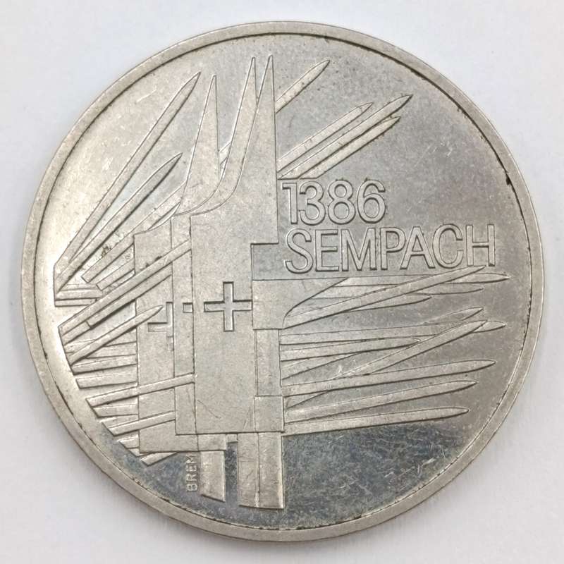 1986 Switzerland 5 Francs commemorative non-circulating coin - Battle of Sempach