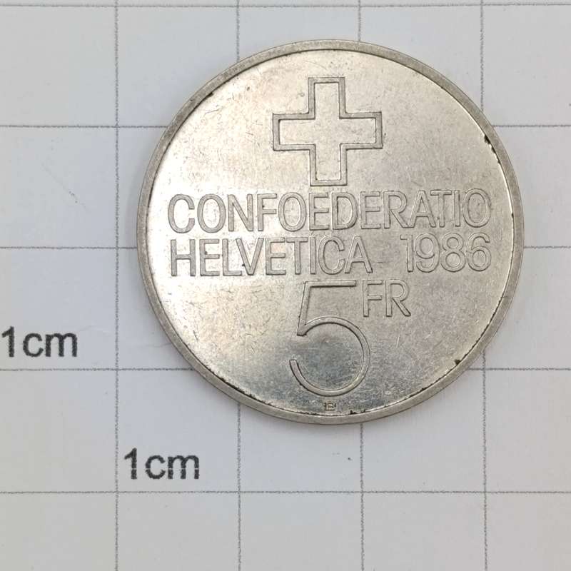 1986 Switzerland 5 Francs commemorative non-circulating coin - Battle of Sempach
