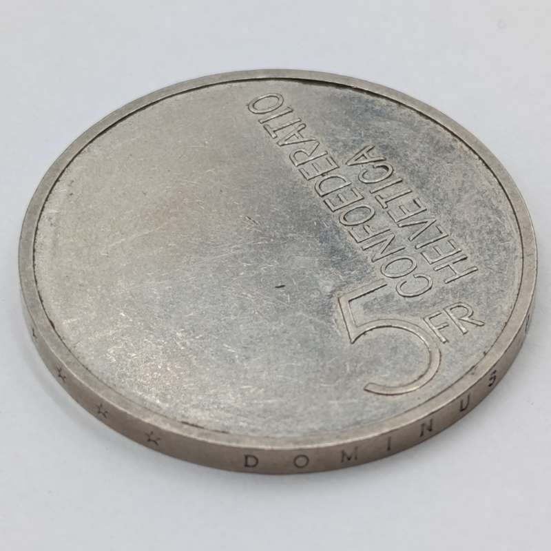 1985 Switzerland 5 Francs commemorative non-circulating coin- European year of music