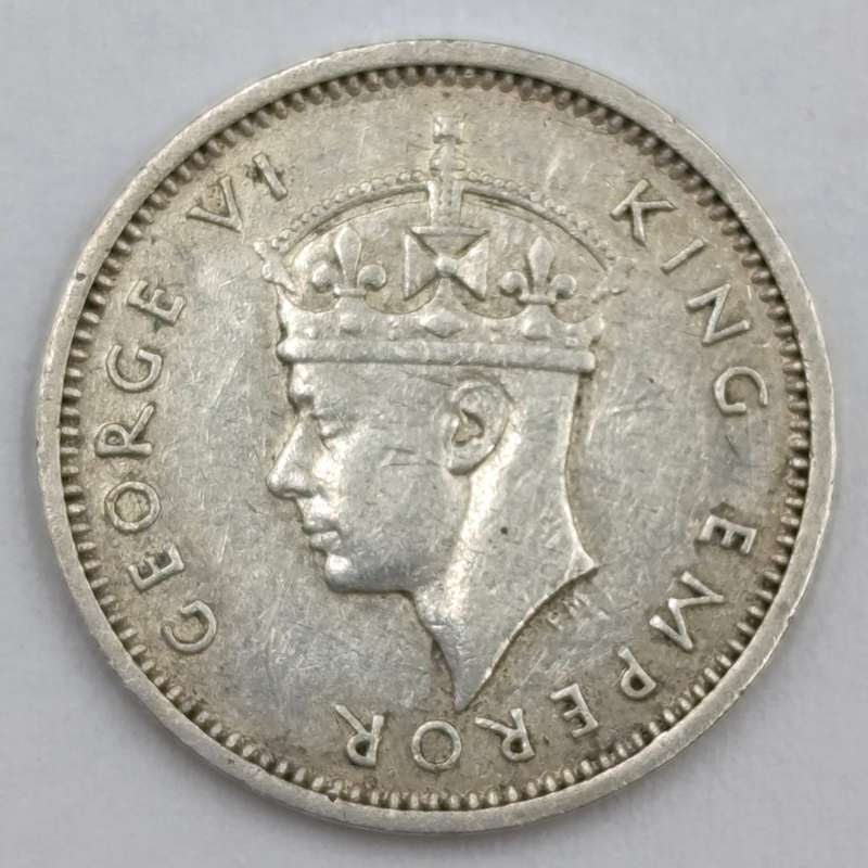1941 Rhodesia Silver 3 Pence