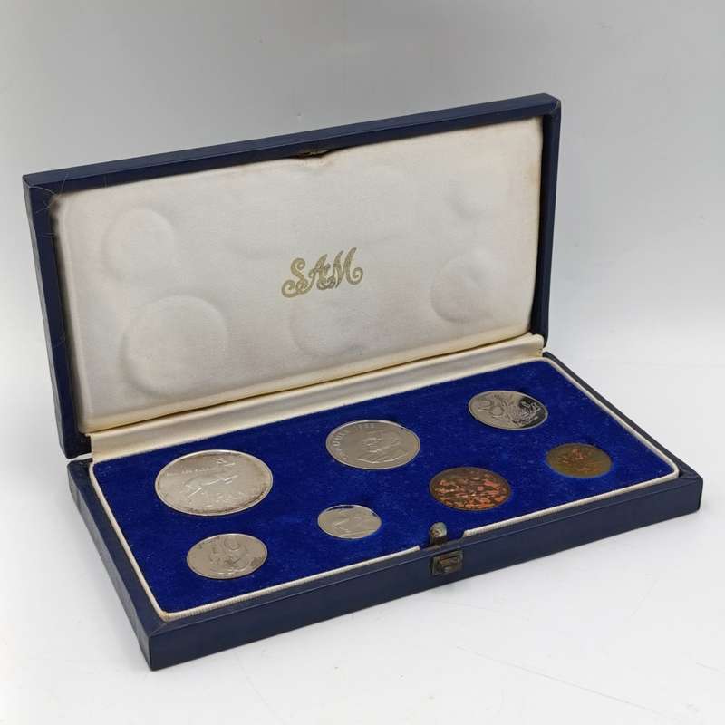 1968 RSA Short proof set with English silver R1