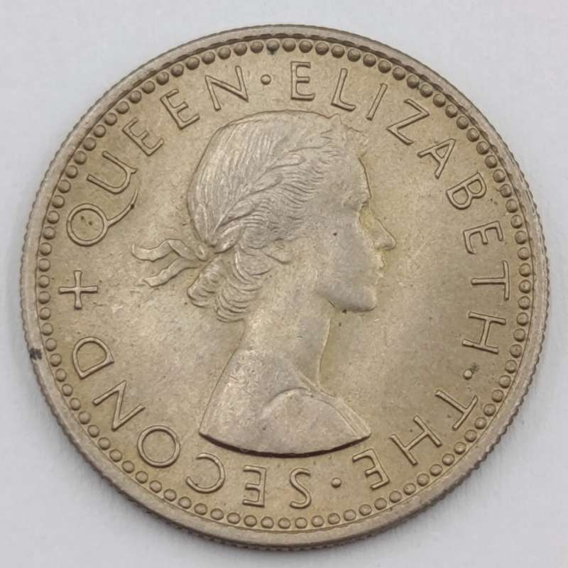 Rhodesia and Nyasaland 1962 Six pence uncirculated