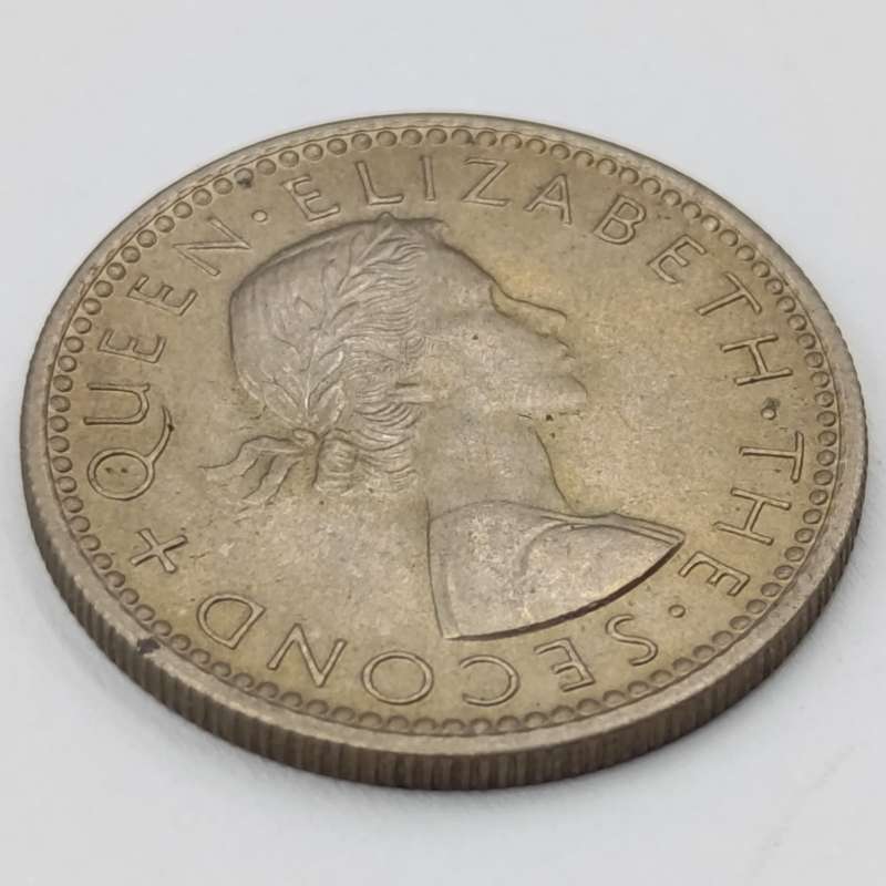 Rhodesia and Nyasaland 1962 Six pence uncirculated
