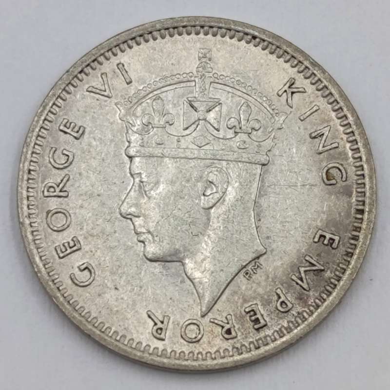 Southern Rhodesia 1946 silver 3d Tickey XF