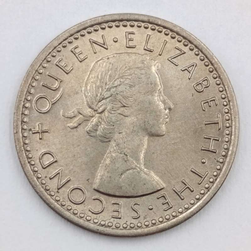 Rhodesia and Nyasaland 1963 uncirculated 3d Tickey