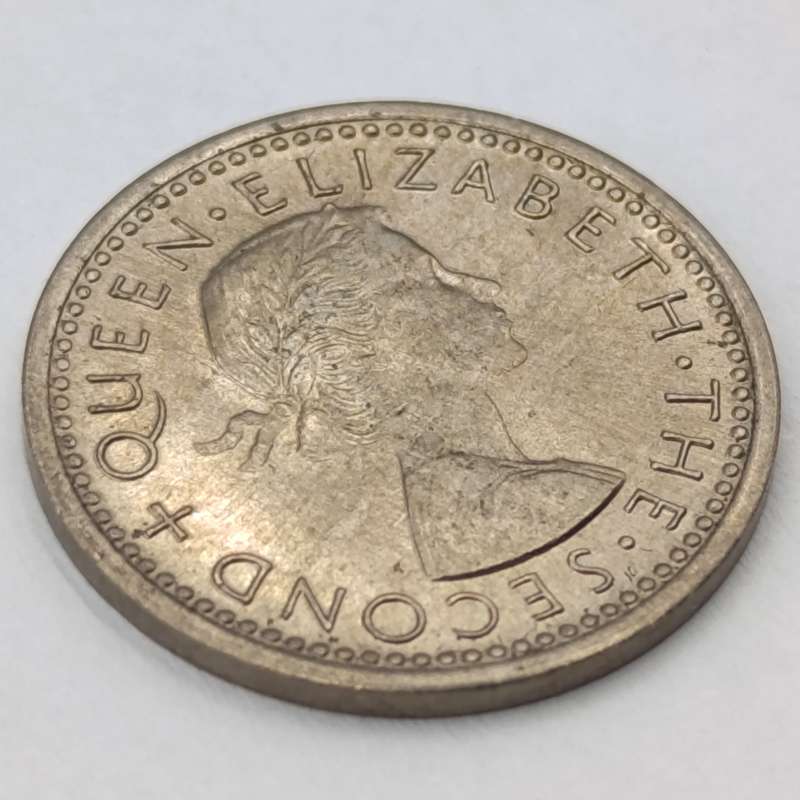 Rhodesia and Nyasaland 1963 uncirculated 3d Tickey