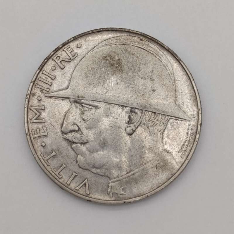 1928 R Italy 20 lire silver - Victor Emmanuel 111