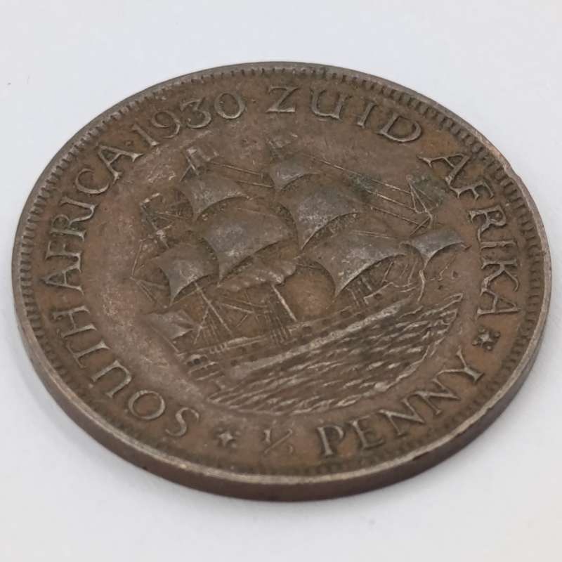 South Africa 1930 half penny VFT