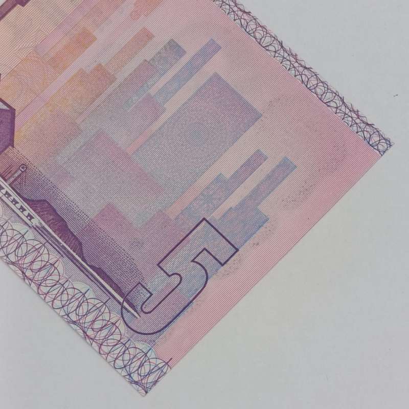 Gerhard de Kock Pair of uncirculated R5 notes with consecutive numbers