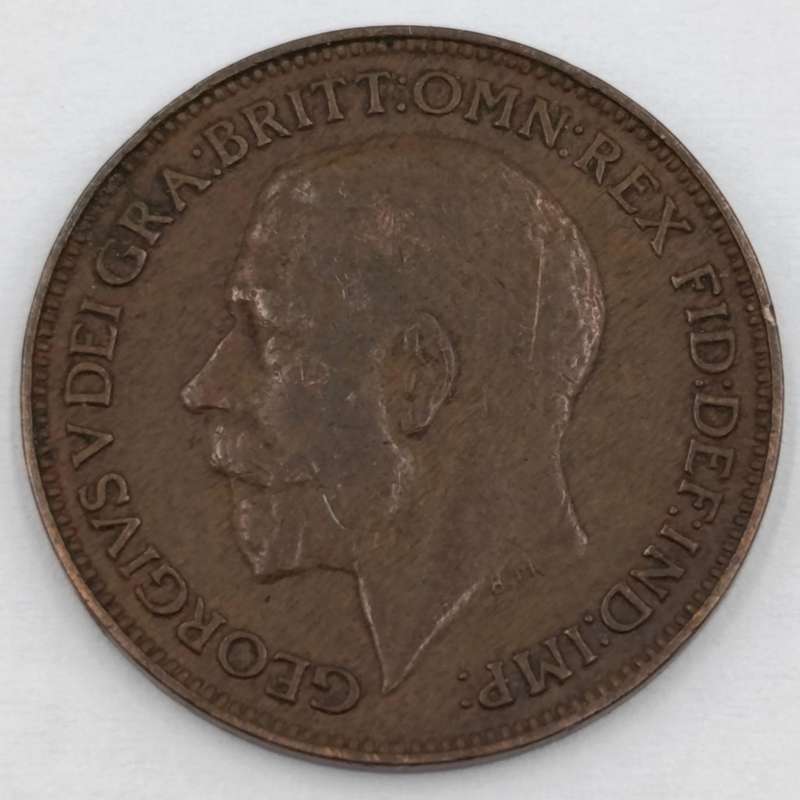 Great Britian 1923 farthing AU