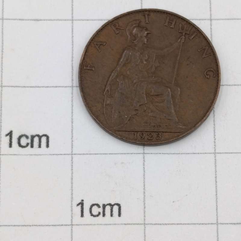Great Britian 1923 farthing AU
