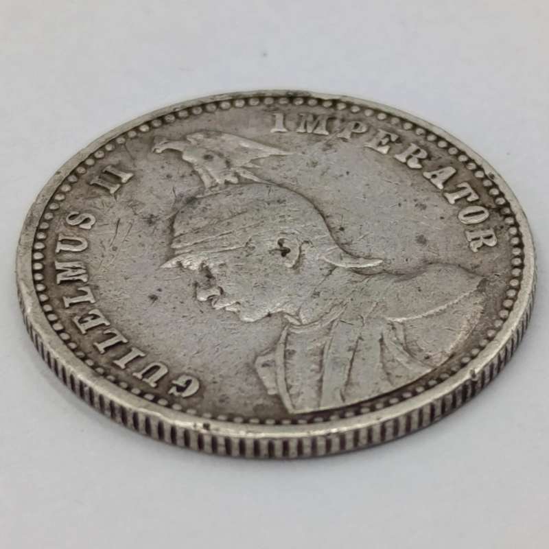 1907 J German East Africa 1/4 quarter Rupie