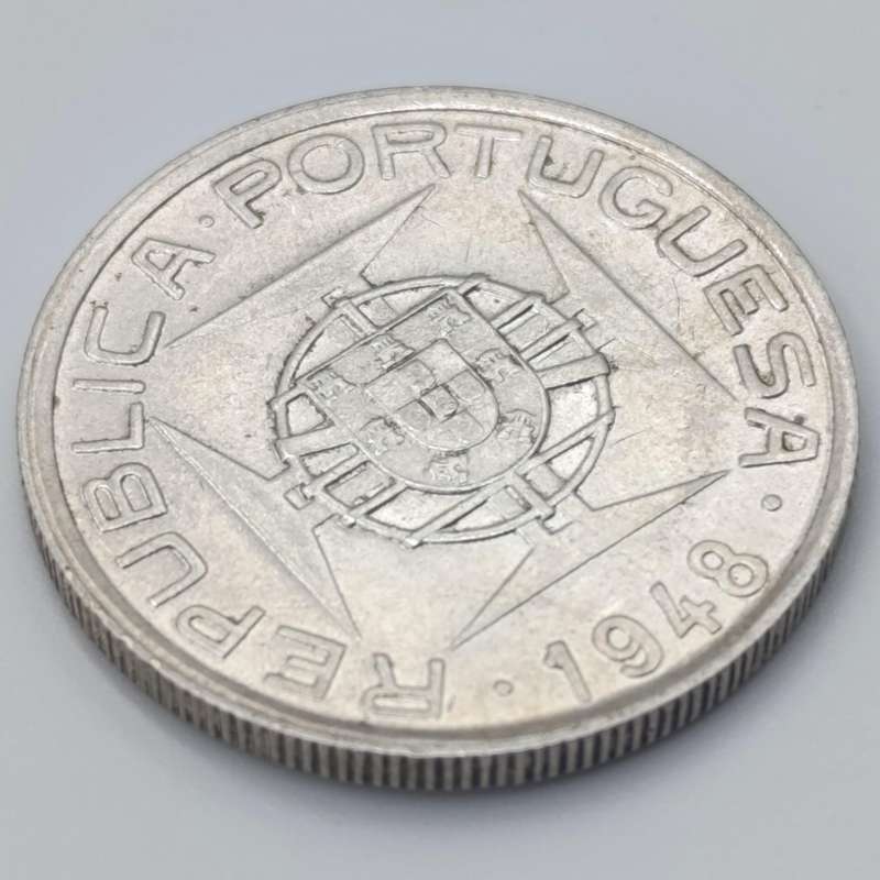 1948 Sao Tome and principe Portuguese colony 5 Escudo XF+ condition
