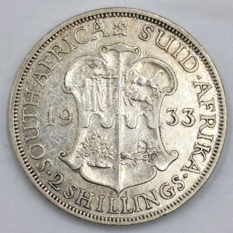 South Africa 1933 Two Shillings VF+