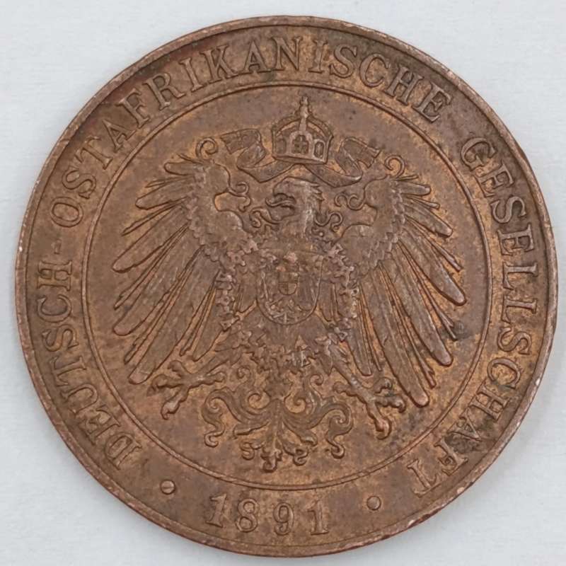 German East Africa 1891 Pesa - uncirculated
