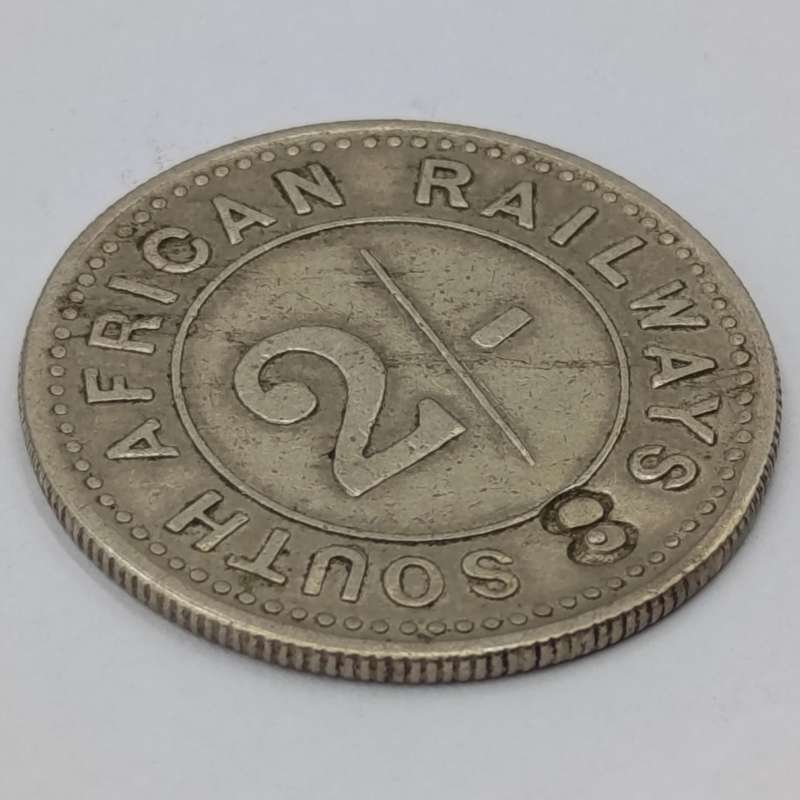 South African Railways Catering department 2 Shilling token