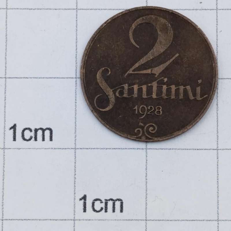 1928 Latvia 2 Santini aXF