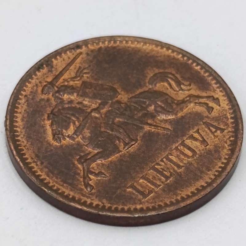 1936 Lithuania 2 Centai AU+
