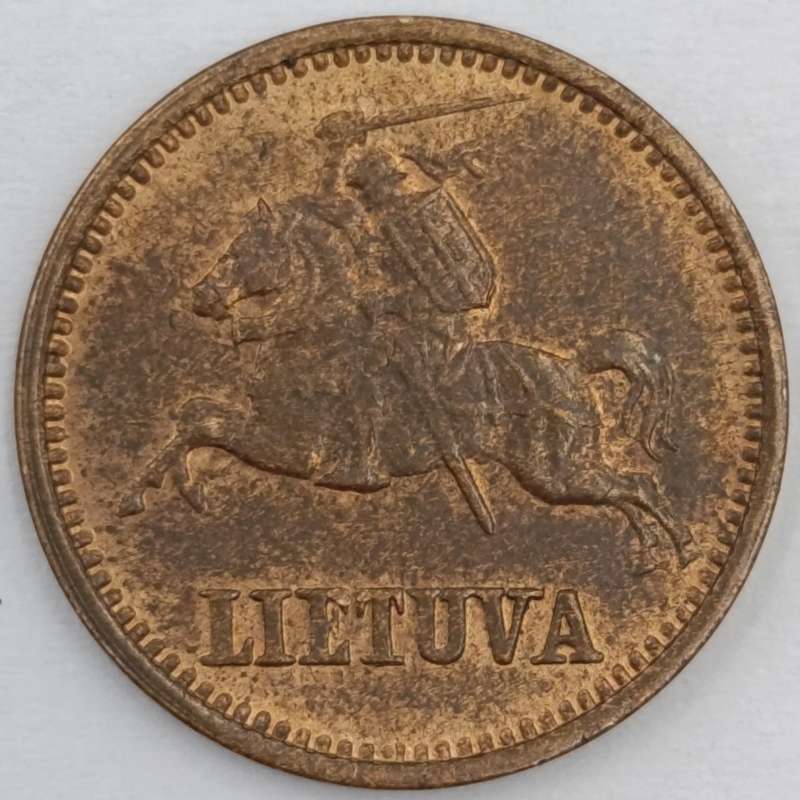 1936 Lithuania 1 centas AU+