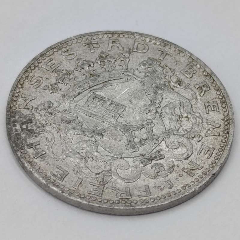 50 Pfennig emergency coinage of Free Hanseatic City of Bremen