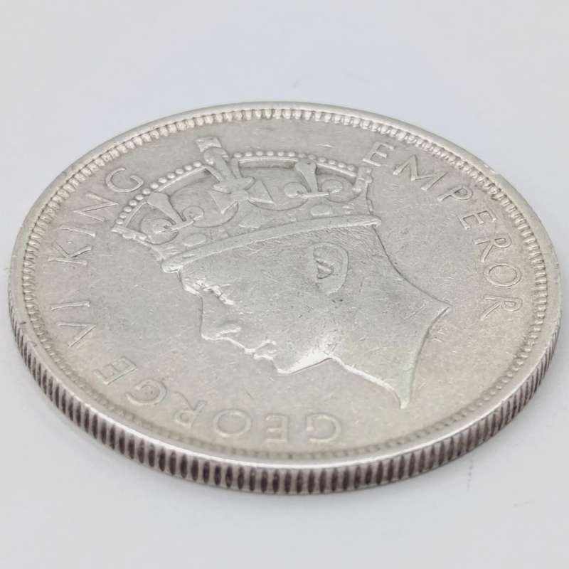 1937 Southern Rhodesia silver half crown