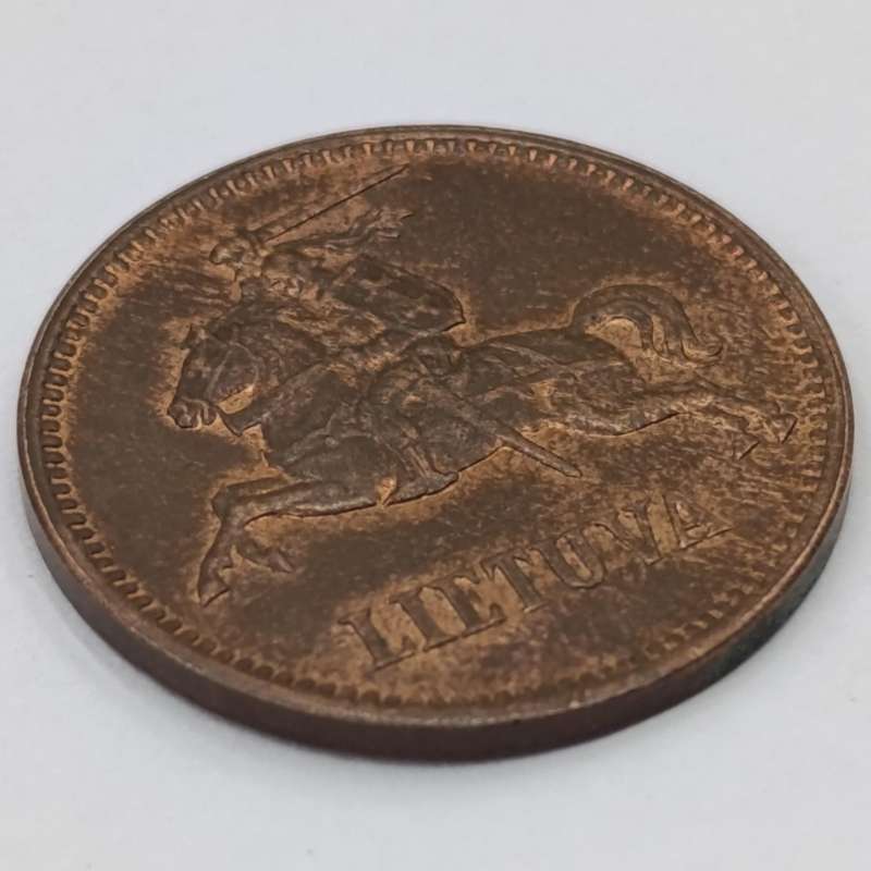 Lithuania 1936 uncirculated 5 cental
