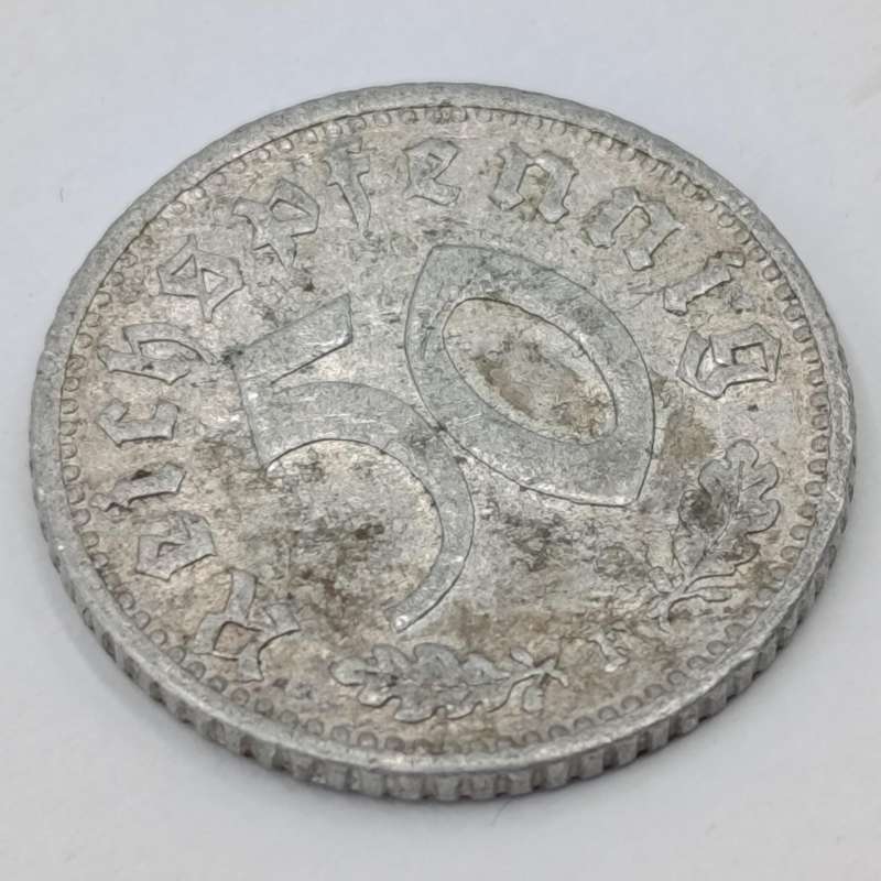 1942 F German Deutsches Reich 50 Reichspfennig