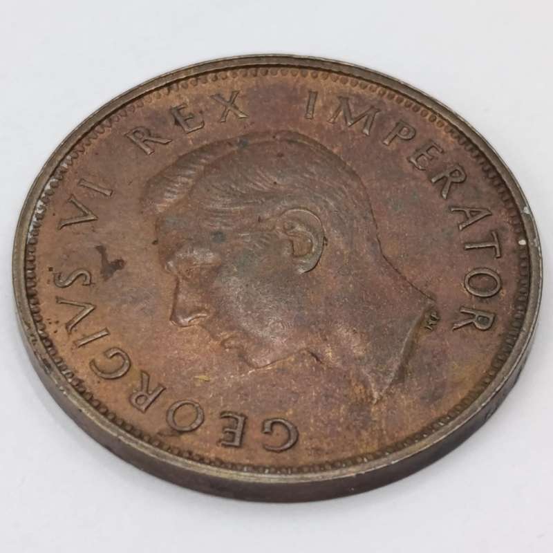 1938 South Africa Half Penny - UNC
