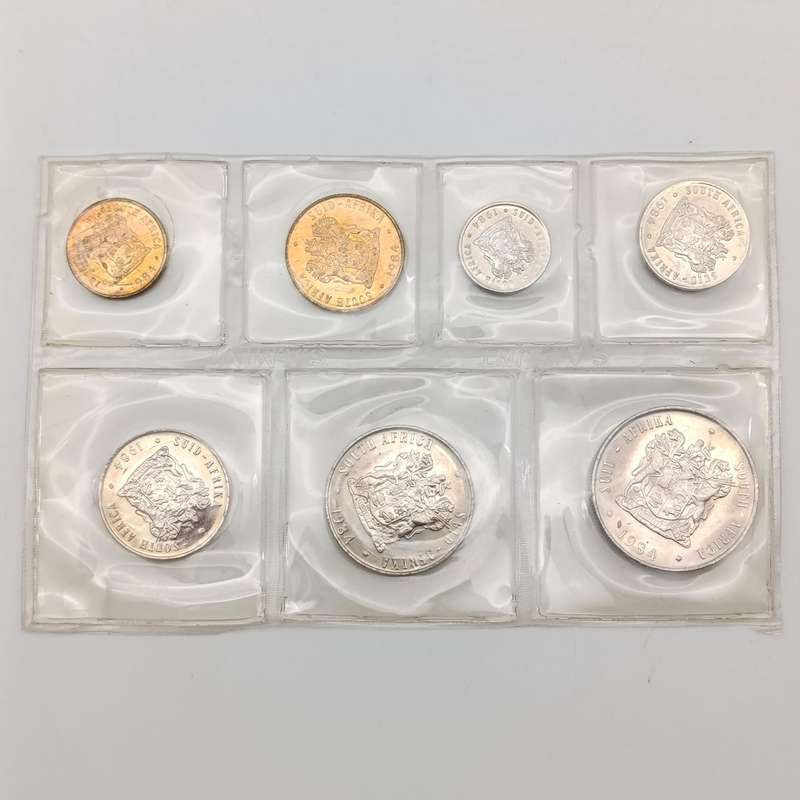 South Africa Lot of 7 mint packs - 1980 to 1986