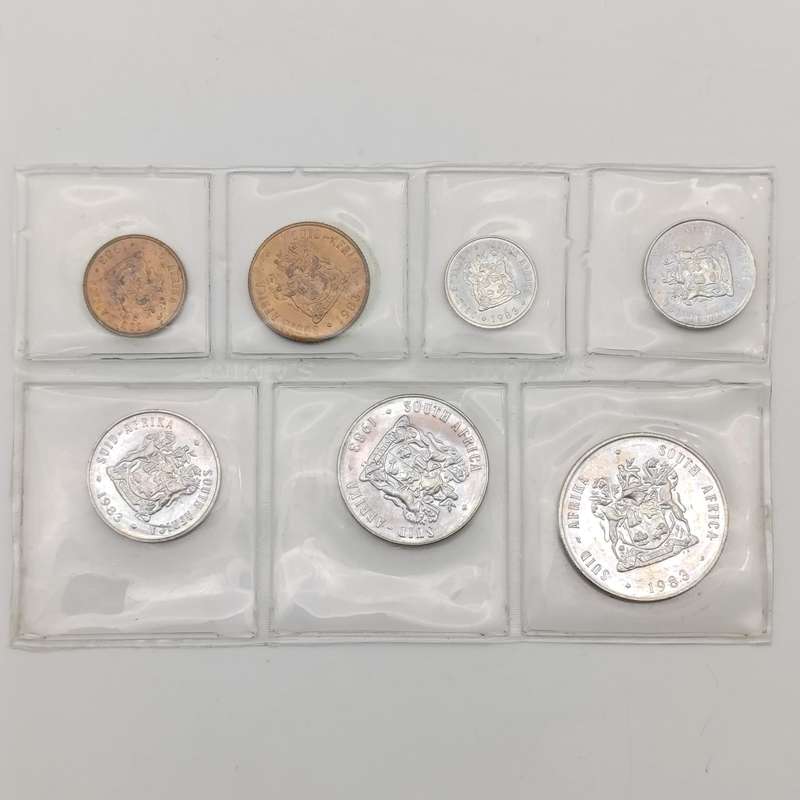 South Africa Lot of 7 mint packs - 1980 to 1986