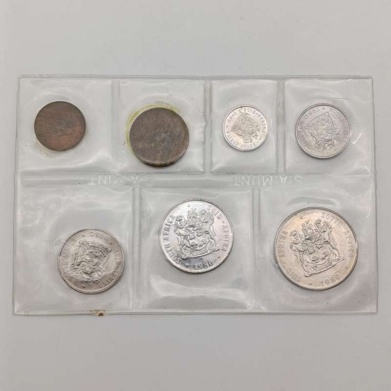 South Africa Lot of 7 mint packs - 1980 to 1986