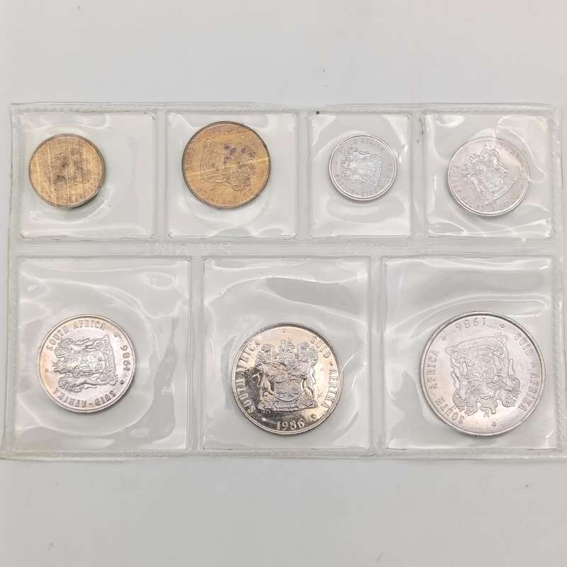 South Africa Lot of 7 mint packs - 1980 to 1986