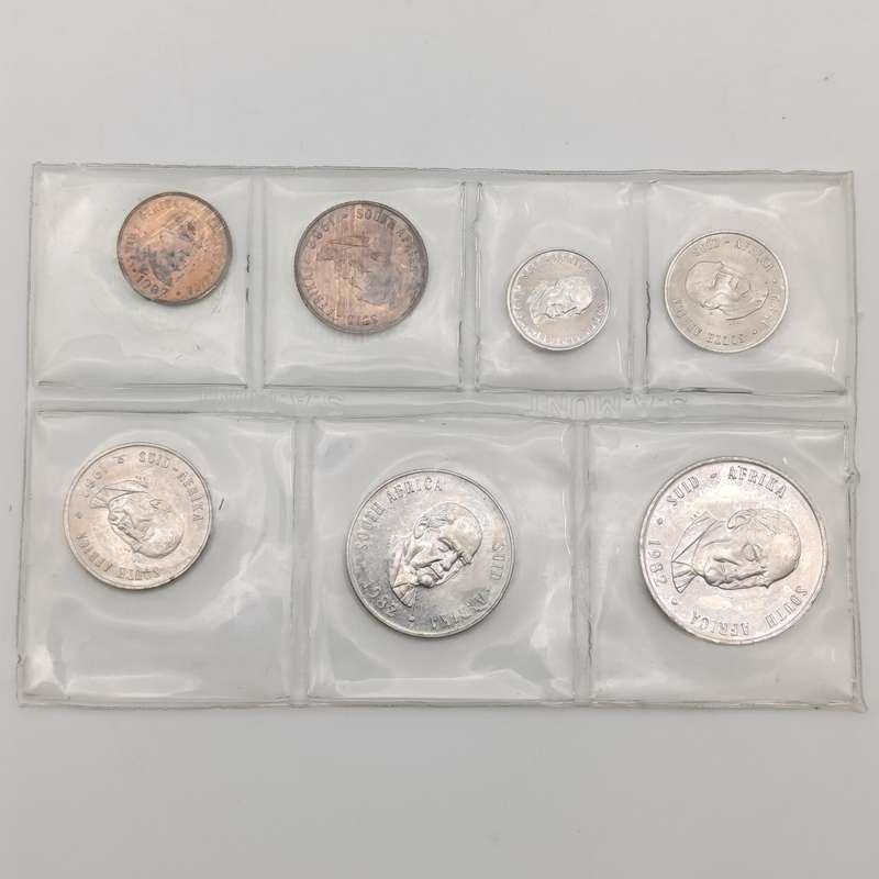 South Africa Lot of 7 mint packs - 1980 to 1986
