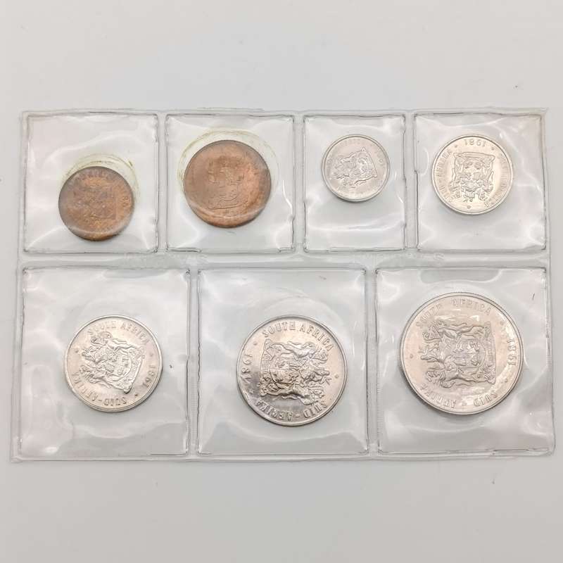 South Africa Lot of 7 mint packs - 1980 to 1986