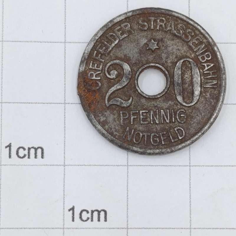 Germany 1919 Crefeld notgeld 20 Pfennig