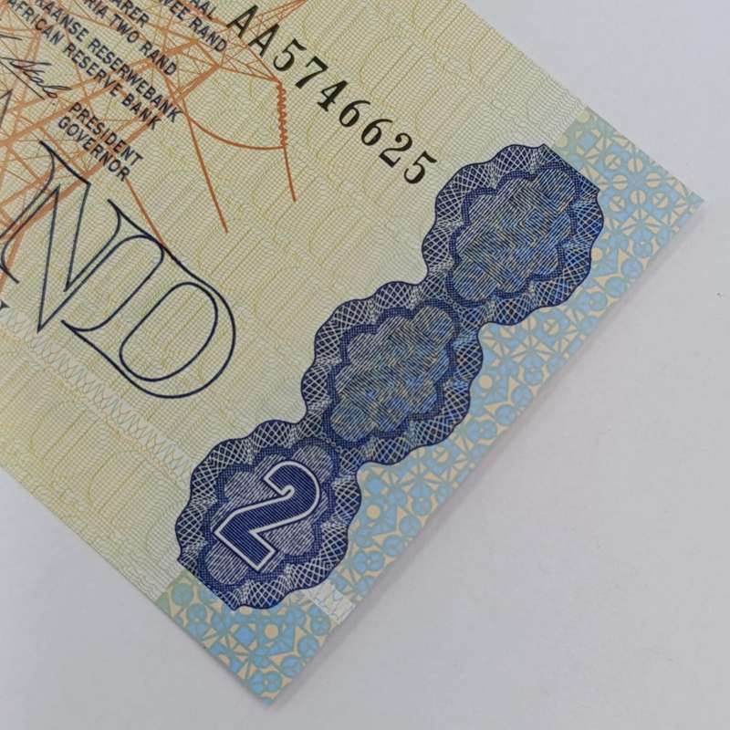 South Africa CL Stals lot of 10xR2 banknotes uncirculated with consecutive numbers