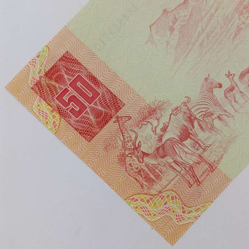 South Africa 3rd Issue Gerhard de Kock R50 banknote uncirculated - excellent note