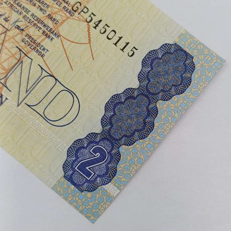 South Africa 3rd Issue GPC de Kock consecutive Lot of 3xR2 banknotes uncirculated