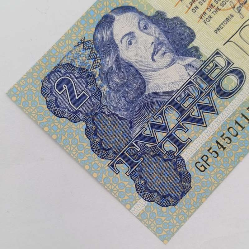 South Africa 3rd Issue GPC de Kock consecutive Lot of 3xR2 banknotes uncirculated