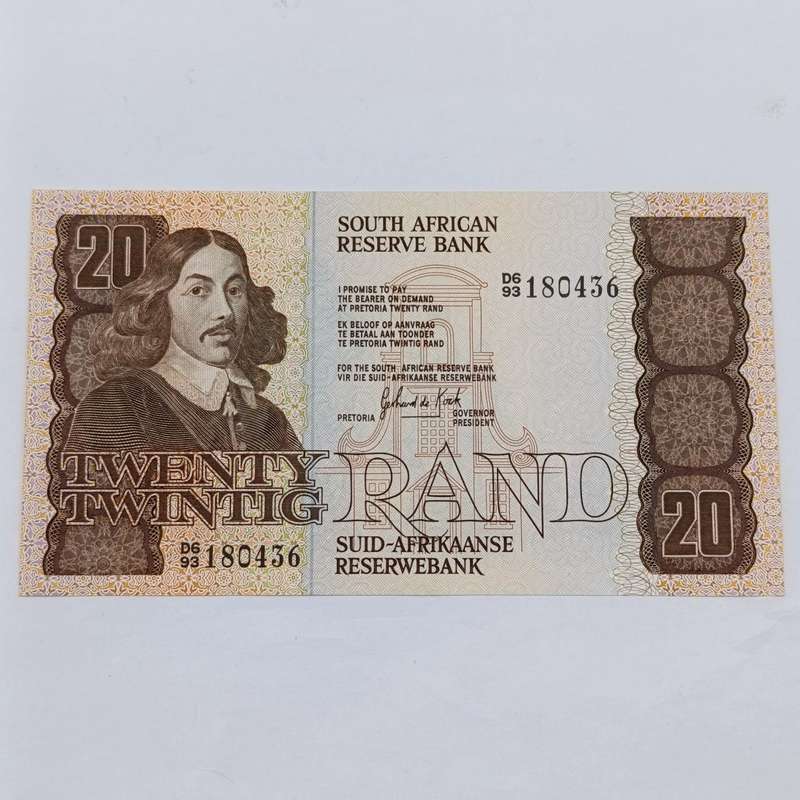 South Africa 3rd Issue Gerhard de Kock R20 banknote uncirculated