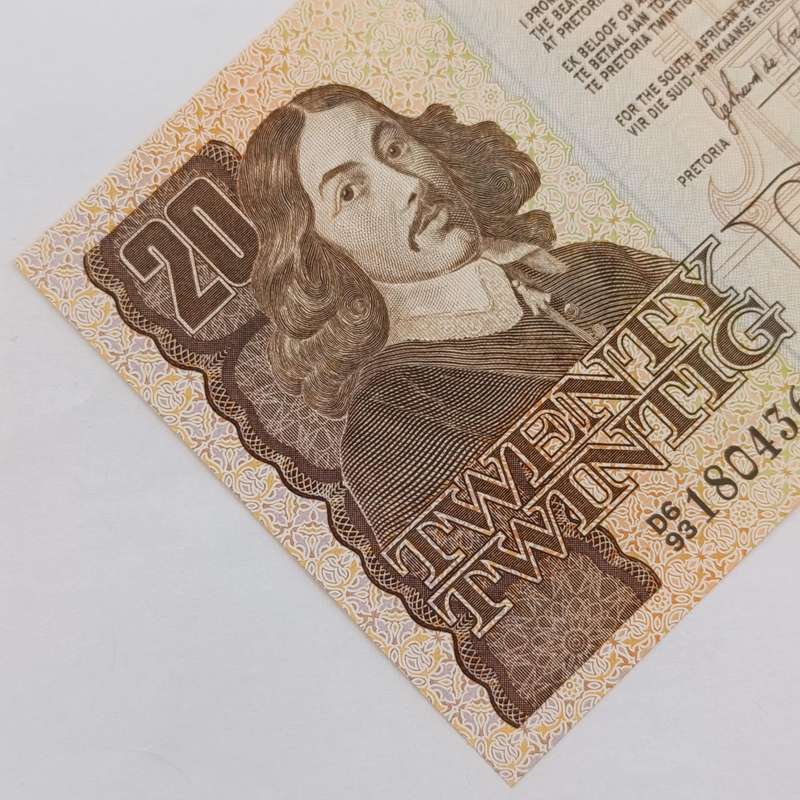 South Africa 3rd Issue Gerhard de Kock R20 banknote uncirculated