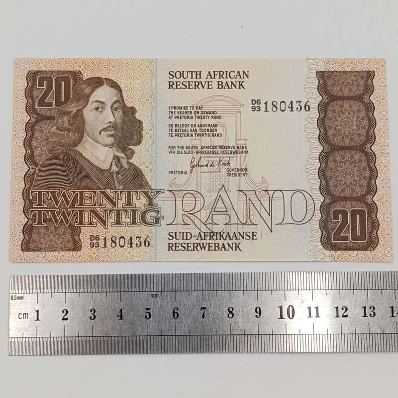 South Africa 3rd Issue Gerhard de Kock R20 banknote uncirculated