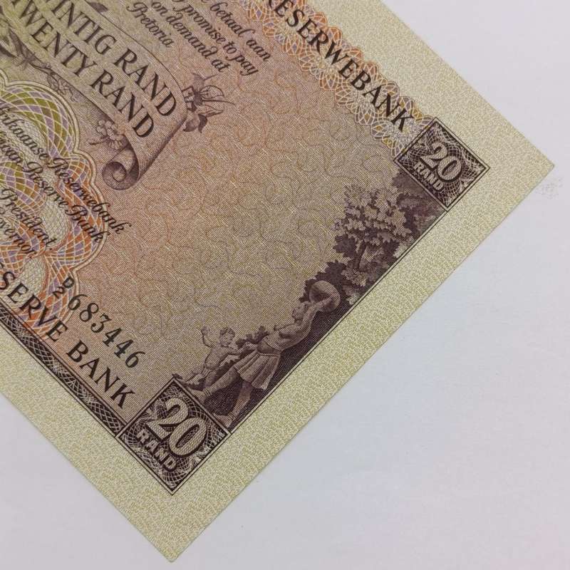 South Africa Rissik R20 banknote EF