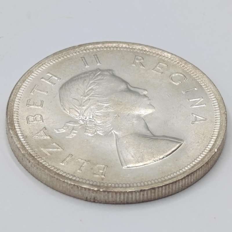 1947-1964 South African silver crown set in case - 1959 and 1962 in top condition