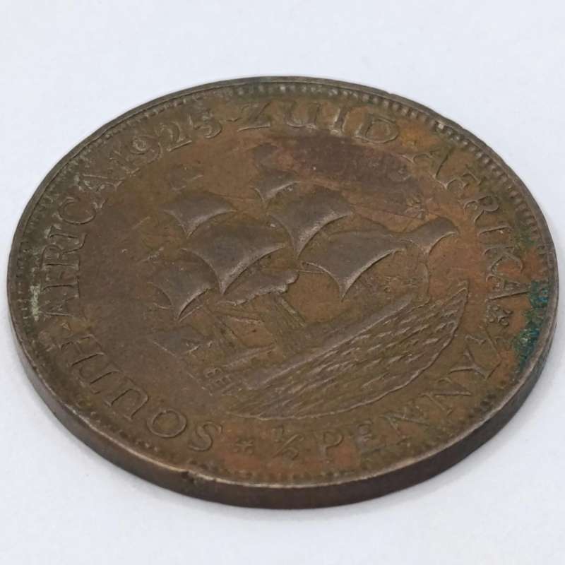 South Africa 1925 Half Penny VF scarce
