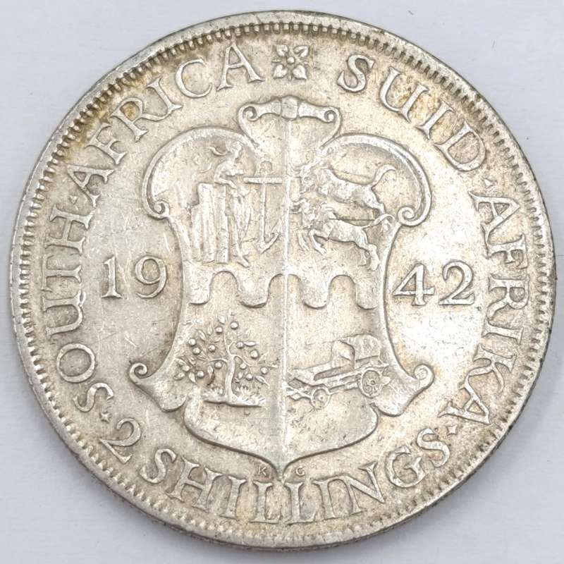 South Africa 1942 Two Shilling XF