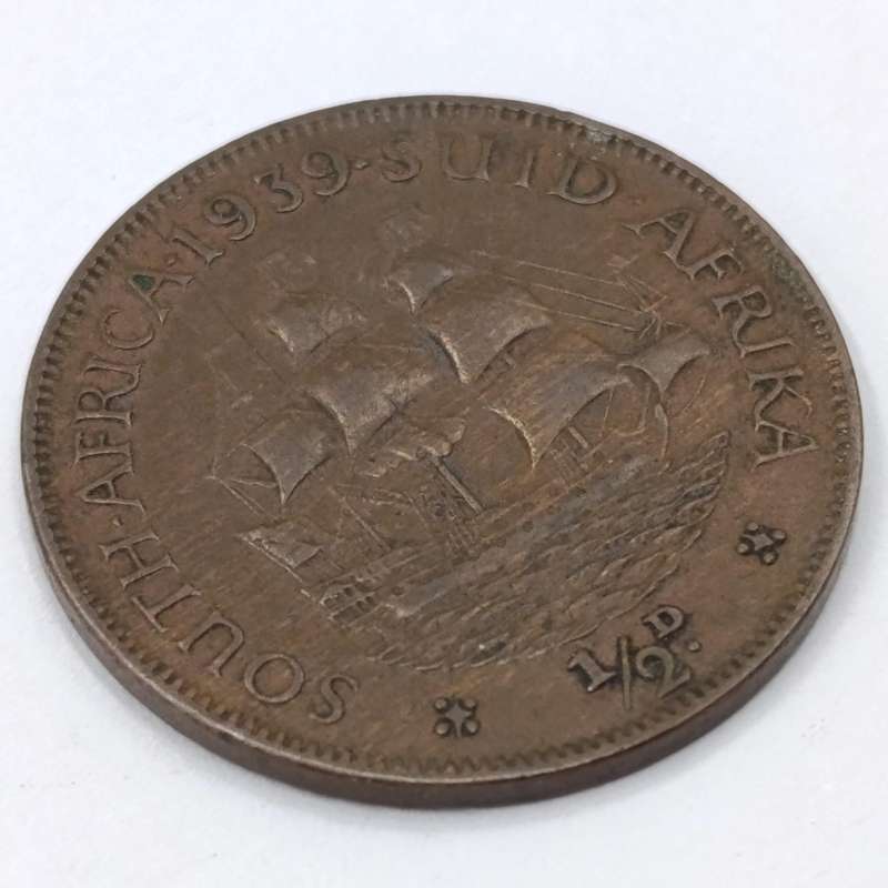 South Africa 1939 Half Penny EF