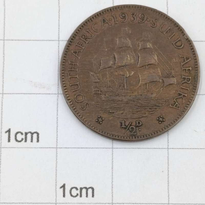 South Africa 1939 Half Penny EF