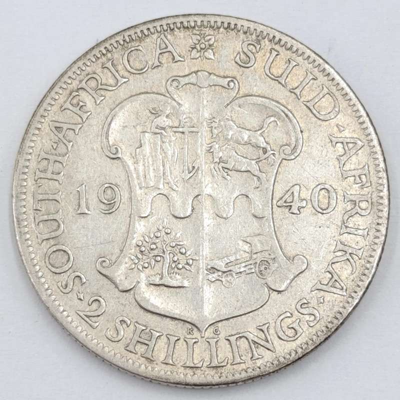 South Africa 1940 Two Shillings VF+