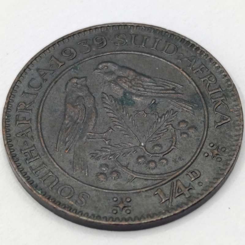South Africa 1939 Farthing AU+